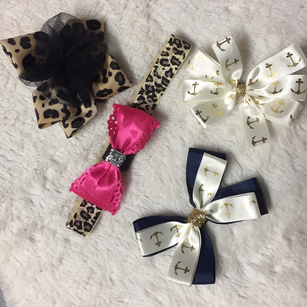 Headband with clips